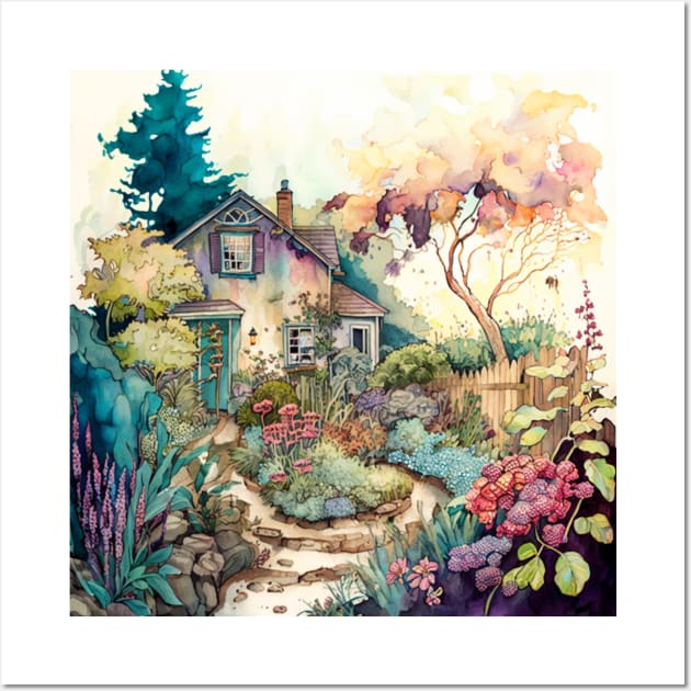 Backyard Garden Retreat Wall Art by Star Scrunch